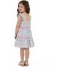 Girls Tiered Dress, Pastel Plaid - Dresses - 3