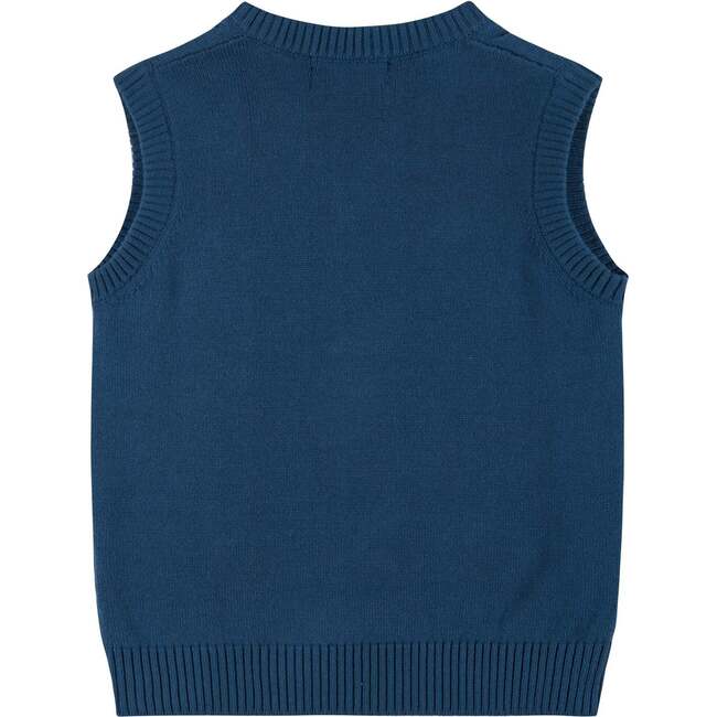 Infant Boys 4-Piece Vest Set, Navy & Khaki Plaid - Mixed Apparel Set - 8