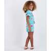 Girls Heart Crochet Set, Aqua Hearts - Mixed Apparel Set - 4