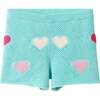 Girls Heart Crochet Set, Aqua Hearts - Mixed Apparel Set - 8