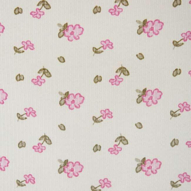 Girls Knit Seersucker Bubble Dress, Blush Floral - Dresses - 5