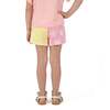 Girls Colorblocked Terry Short, Pink Floral - Shorts - 3