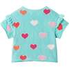 Girls Heart Crochet Set, Aqua Hearts - Mixed Apparel Set - 9