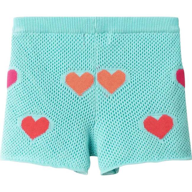 Girls Heart Crochet Set, Aqua Hearts - Mixed Apparel Set - 10