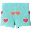 Girls Heart Crochet Set, Aqua Hearts - Mixed Apparel Set - 10