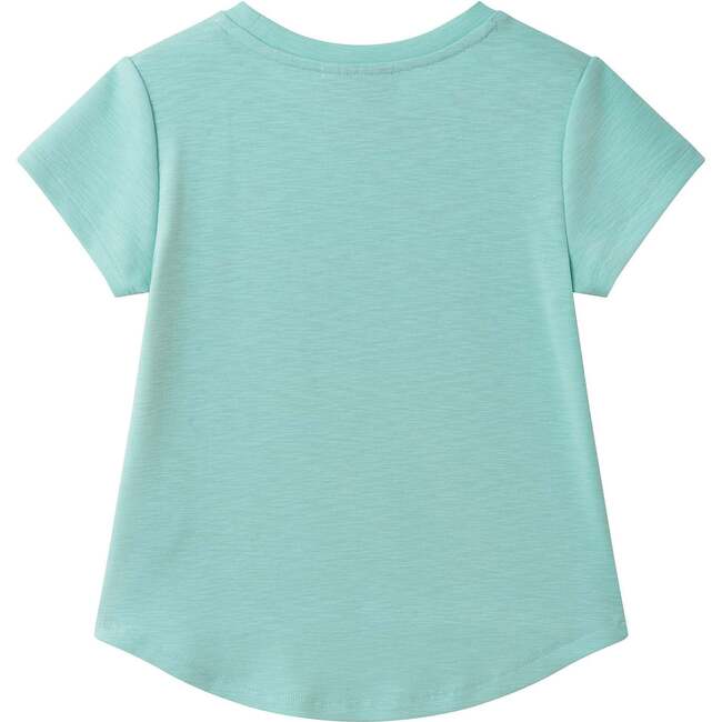 Girls Emroidered Tee, Sparkle Bloom - T-Shirts - 5