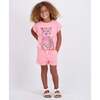 Girls French Terry Top & Short, Glitter Cheetah - Mixed Apparel Set - 10
