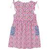 Girls Blocked Dress, Pink Cherry - Dresses - 2