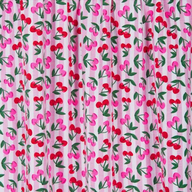 Girls Blocked Dress, Pink Cherry - Dresses - 3