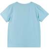 Boys Tee Shirt with 3D Applique, Blue Shark - T-Shirts - 3