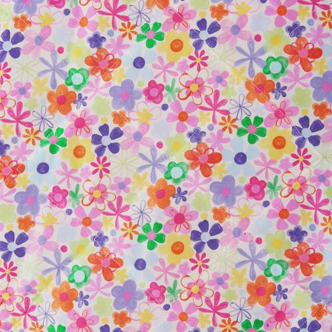 Infant Girls Cream Bomber, Floral Print - Jackets - 3