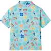 Boys Synthetic Viscose Matching Set, Aqua beach - Mixed Apparel Set - 8