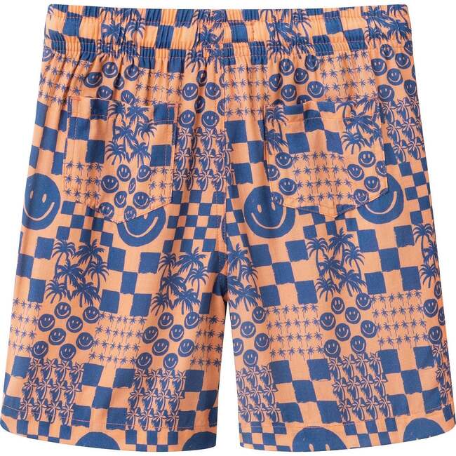 Boys Synthetic Viscose Matching Set, Geometric Smiley - Mixed Apparel Set - 8