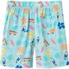 Boys Synthetic Viscose Matching Set, Aqua beach - Mixed Apparel Set - 9