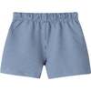 Boys Stretch Seersucker Shorts, Navy Stripe - Shorts - 2
