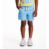 Boys Stretch Twill Shorts, Sky Blue - Shorts - 3 - thumbnail