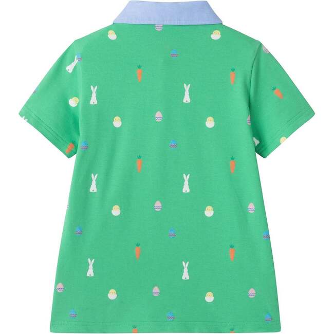 Boys Knit Polo & Short Set, Bunny Toss - Mixed Apparel Set - 5