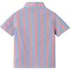 Boys Orange Striped Airy Oxford Set, Orange Stripe - Mixed Apparel Set - 6