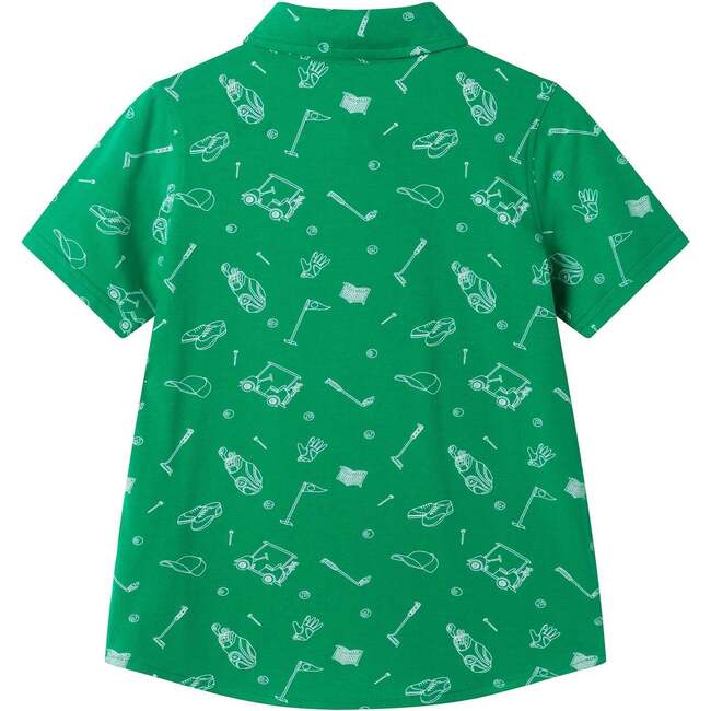 Boys Knit Buttondown, Gone Golfing - Button Downs - 5