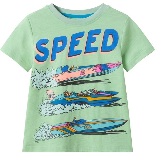 Boys Graphic Tee, Speed Boat