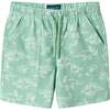 Boys Printed Henley Set, Green Dino - Mixed Apparel Set - 5