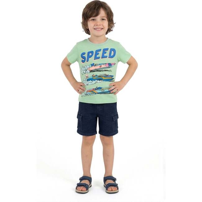 Boys Graphic Tee, Speed Boat