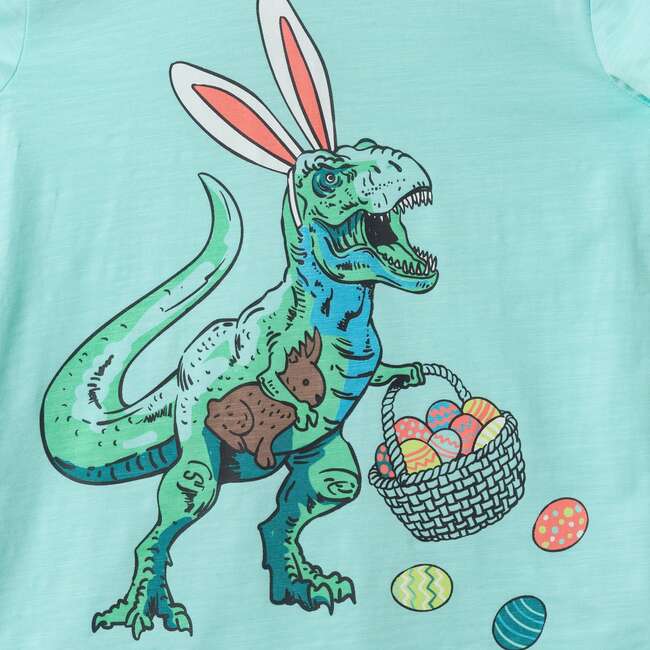 Boys Graphic Tee, Easter Dino - T-Shirts - 4