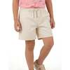 Boys Beige Textured Linen Shorts, Beige - Shorts - 2 - thumbnail