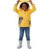 Boys Dog Applique Raincoat, Yellow - Raincoats - 4 - thumbnail