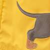 Boys Dog Applique Raincoat, Yellow - Raincoats - 8 - thumbnail