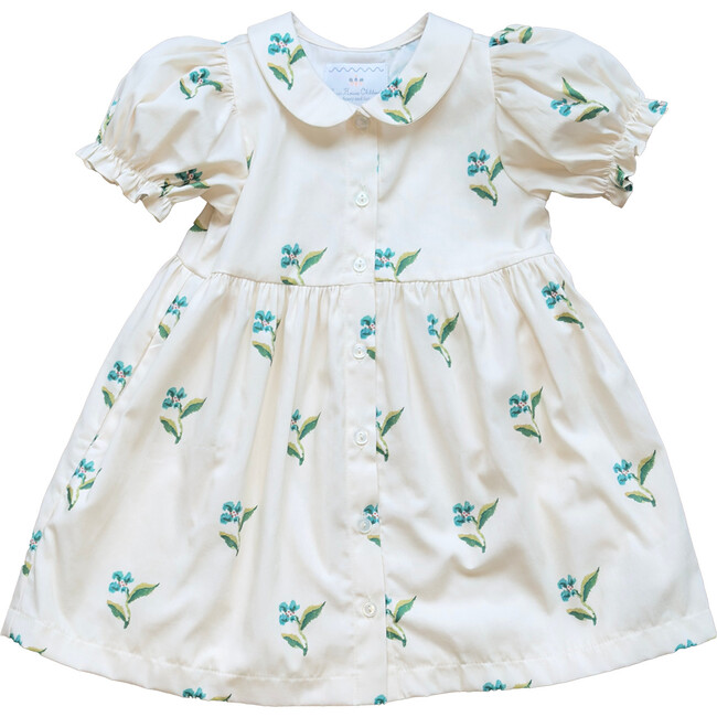 Charlotte Dress in Flame Stitch Floral