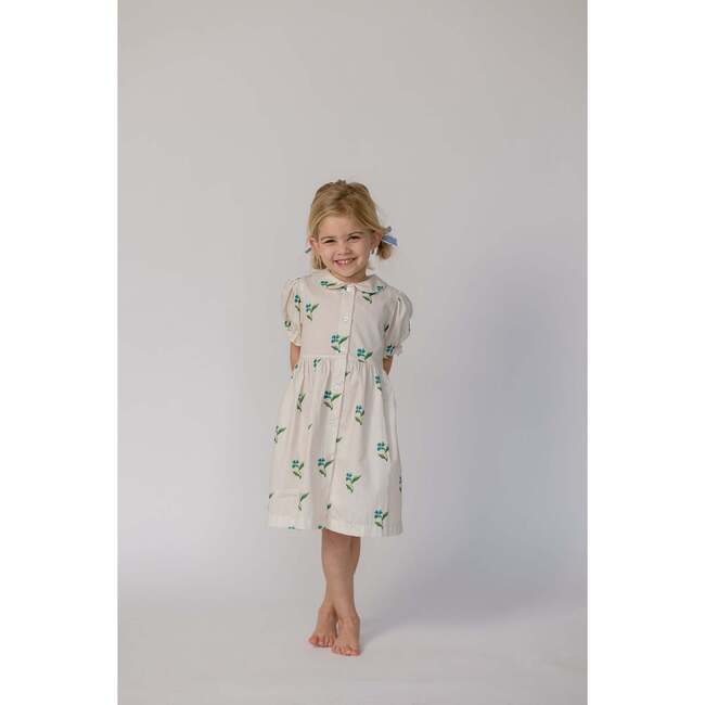 Charlotte Dress in Flame Stitch Floral