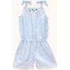 Jumpsuits Grace with cross-stitch embroidery blue gingham - Rompers - 1 - thumbnail