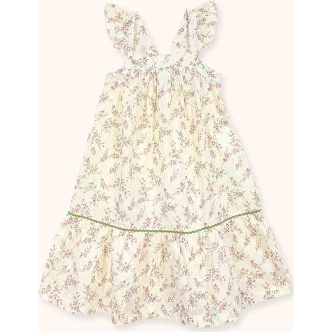 Dress Sally, Plumetis roses bouquet