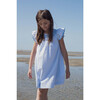 Dress Stella hand-smocked in blue gingham - Dresses - 2