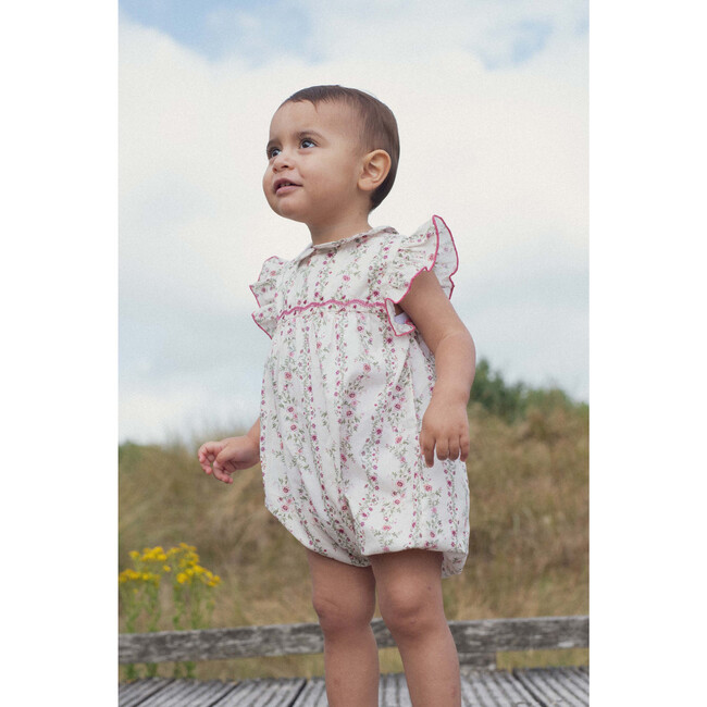 Romper Gilda Hand-smocked roses farandole - Rompers - 3