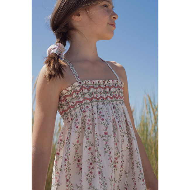 Dress Diva hand-smocked roses farandole