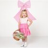 Peony Floral Tank Tutu Dress & Bow Set, Pink - Dresses - 3