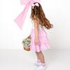 Sweet Floral Tank Tutu Dress & Bow Set, Pink - Dresses - 7