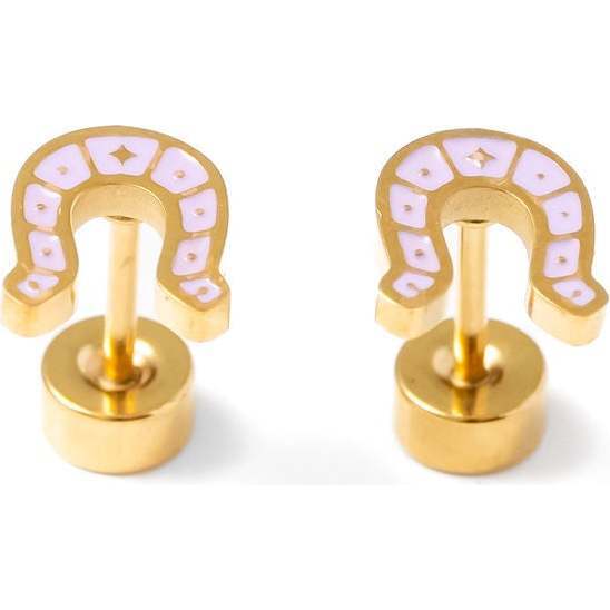 Horseshoe Studs, Lilac