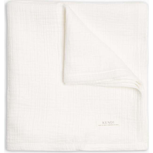 Muslin Swaddle Blanket, Coconut