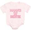 Mama's Bestie Pearl Patch Short Sleeve Romper, Ballet - Rompers - 1 - thumbnail