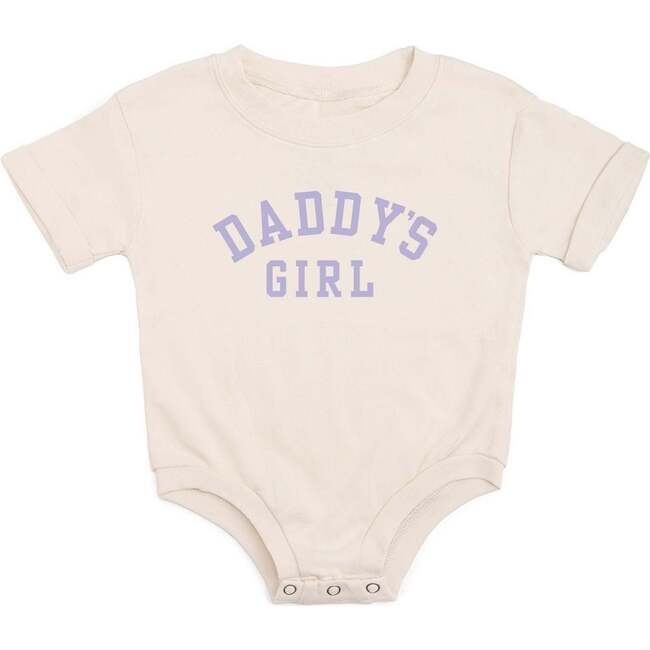 Daddy's Girl Short Sleeve Romper, Natural