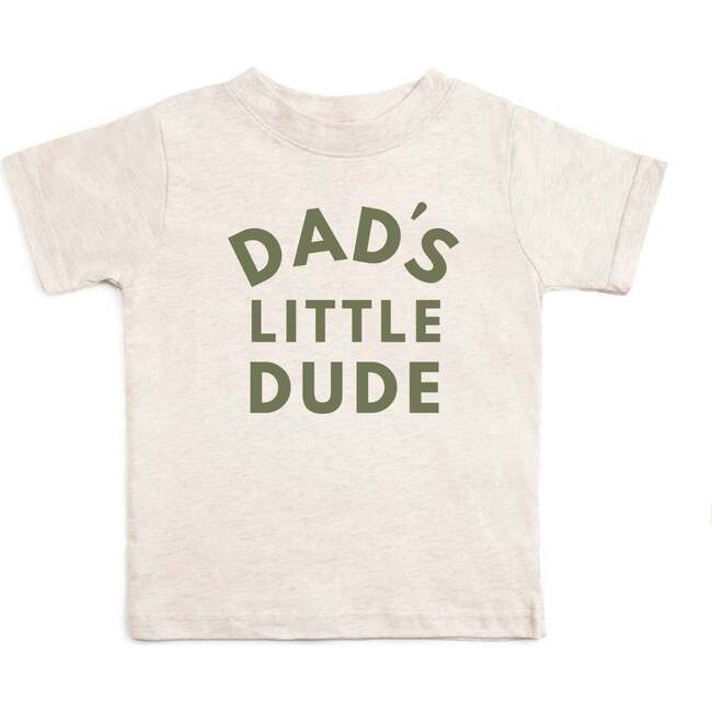 Dad's Little Dude Short Sleeve T-Shirt, Natural Heather