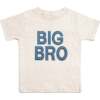 Big Bro Embroidered Patch Short Sleeve T-Shirt, Natural Heather - T-Shirts - 1 - thumbnail