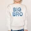Big Bro Embroidered Patch Sweatshirt, Natural Heather - Sweatshirts - 3