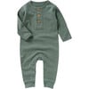 Organic Everyday Playsuit, Eucalyptus - Rompers - 1 - thumbnail
