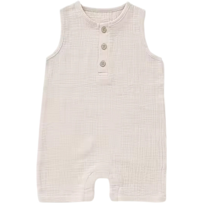 Organic Beach Bum Romper, Natural