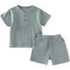 Organic Beach Bum Set, Seafoam - Mixed Apparel Set - 1 - thumbnail