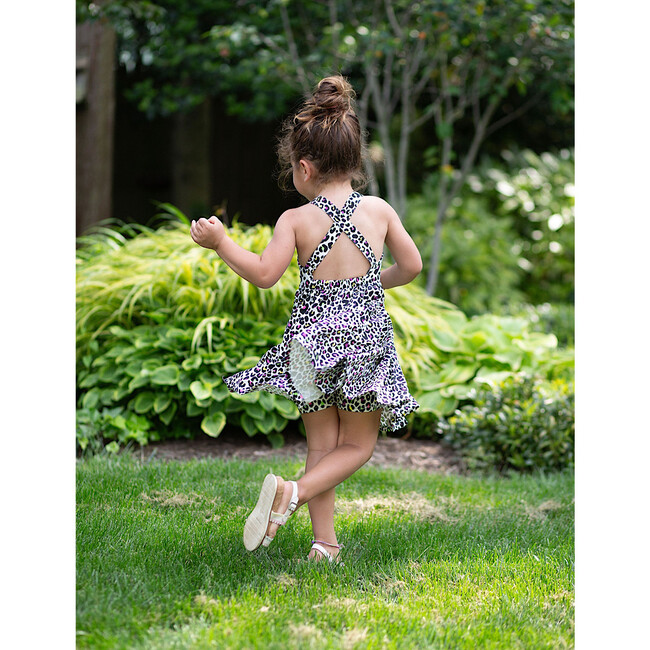 Biker Shorts in Neon Leopard - Shorts - 4